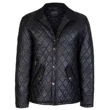 Black Diamond Leather Jacket    2014