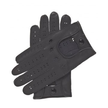 Brown Leather Driving Gloves
