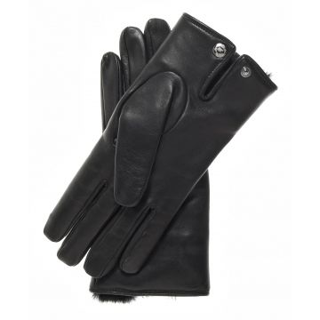 Herren Handschuhe mit Fell Manschetten