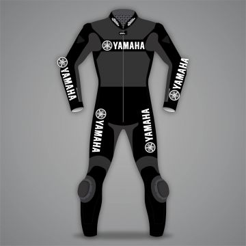 Yamaha Black Motorcycle Leathers