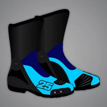 Raul Fernandez MotoGP 2025 Matching Boots