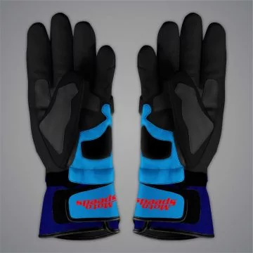 Gants cuir réplique Raul Fernandez Aprilia, vue de la paume
