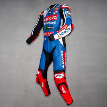 Francesco Bagnaia Traje de Moto Azul Ducati 2024