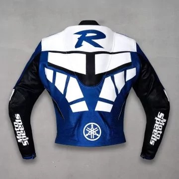 blue yamaha motorcycle jacket