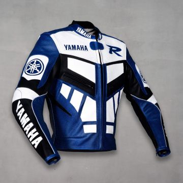 Blue Motorcycle Yamaha R Jacket