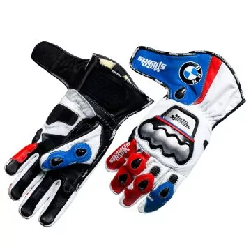 BMW Motorcycle Gloves Leather