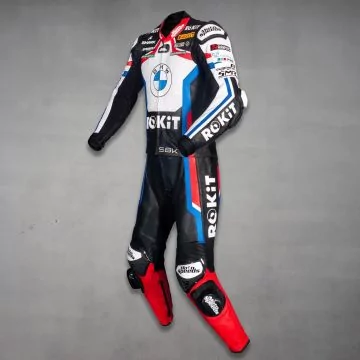 BMW Racing Leathers Scott Redding 2023 left view