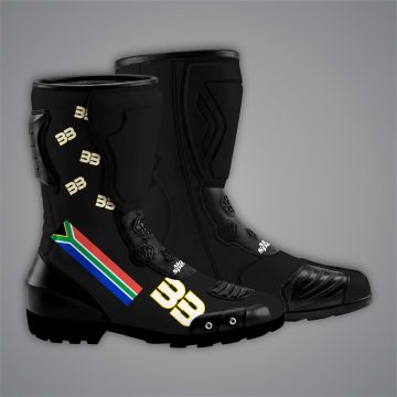 Brad Binder Moto Leather Shoes MotoGP 2024