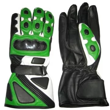 Bravo Green Race Gloves