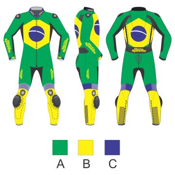 Ladies motorbike suit
