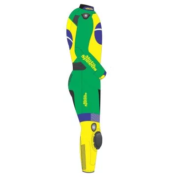Brazil Flag Supermoto Leathers