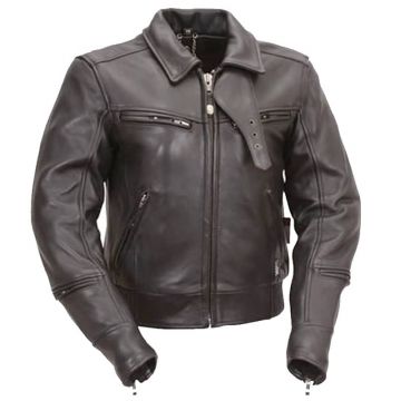Bronson Hybrid Premium Nackt Leder Bikerjacke
