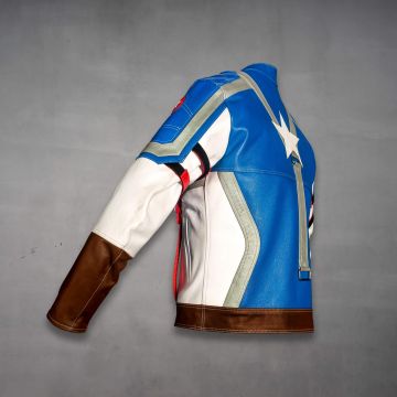 Captain America The First Avenger Leather Jacket left view
