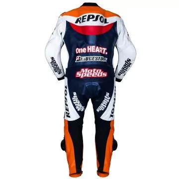 Combinaison de course Casey Stoner Honda Repsol, vue de dos