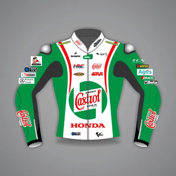 Castrol Racing Jacket - MotoGP Leather Jacket | Shop
