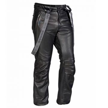 Pantalones Casual de Cuero Negros para Hombres