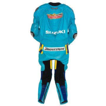 Chris Vermeulen Suzuki MotoGP Blå Lærdress 2007