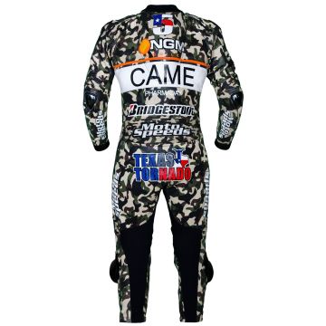 lederkombi camouflage Colin Edwards  MotoGP 2014