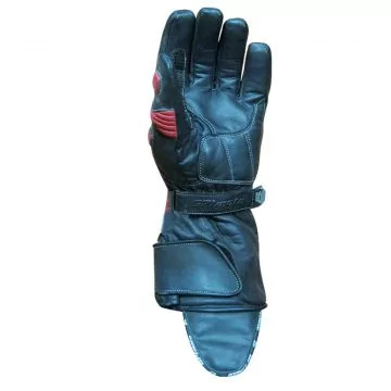 Crescent Motorcycle Leather Gloves