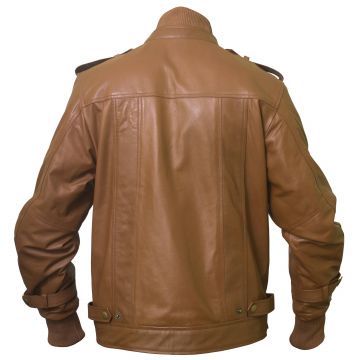 Dark Chocolate Leather Jacket