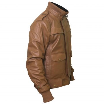 Mens fashion leather jacket