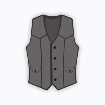 custom leather vest