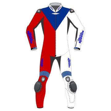 Czech Republic Flag 1 piece motorcycle suit