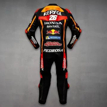 Dani Pedrosa 2017 Honda race suit, back view