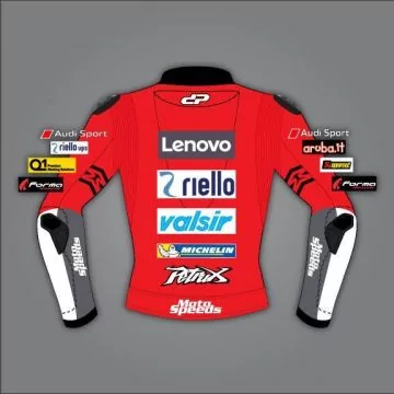 ダニーロペトルッチドゥカティ オートバイジャケット Danilo Petrucci Ducati MotoGP 2020