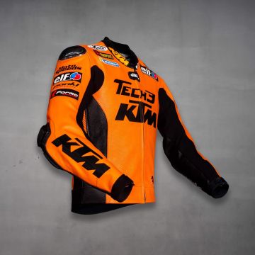 chaqueta cuero ktm