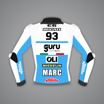 Marc Marquez Ducati Lederjacke British GP 2024
