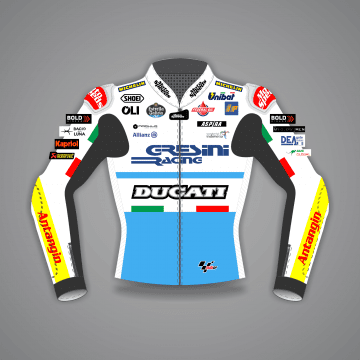Marc Marquez Ducati Lederjacke British GP 2024