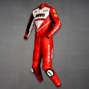 Eddie Lawson Lederanzug Moto Cagiva 1992