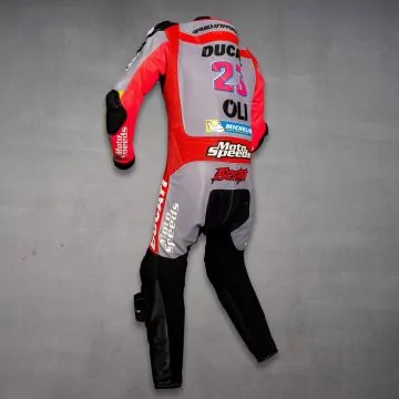 Enea Bastianini Ducati Motorcycle Track Suit MotoGP 2022 left side view