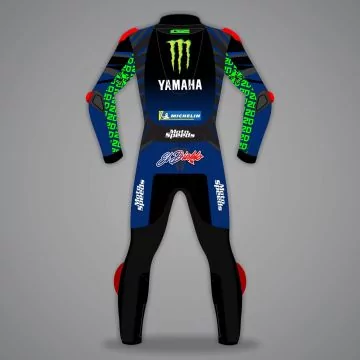 Fabio Quartararo Leathers Yamaha MotoGP 2025 back view