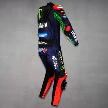 Fabio Quartararo Leathers Yamaha MotoGP 2025 right side view