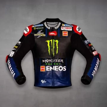 YAMAHA MotoGPジャケット プロテクター付き Fabio Quartararo MotoGP Racing Jacket Yamaha 2021