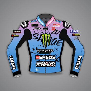 Chaqueta de Moto Fabio Quartararo GP de Francia 2024