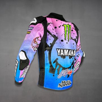 Fabio Quartararo Motorcycle Road Jacket French GP 2024 left side view