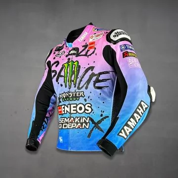 Quartararo French GP 2024 replica jacket, left view