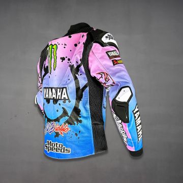 Fabio Quartararo Motorcycle Road Jacket French GP 2024 right side view