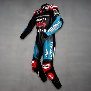 Petronas Leathers Fabio Quartararo Yamaha Motogp 2019 left view