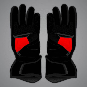 Fabio Quartararo Rennfahrer Motorrad-Handschuhe MotoGP 2024