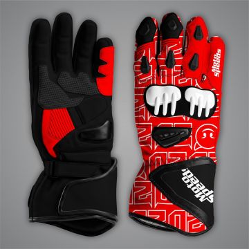 Leder Rennhandschuhe