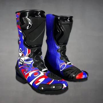 Fabio Quartararo Racing Boots MotoGP 2025 Le Mans