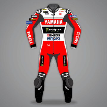 Fabio Quartararo Yamaha Motorradanzug British GP 2024