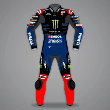 Fabio Quartararo Yamaha MotoGP Racing Suit 2024