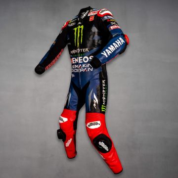 Helkroppsläderkostym MotoGP 2023 Yamaha Fabio Quartararo