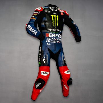 Helkroppsläderkostym MotoGP 2023 Yamaha Fabio Quartararo