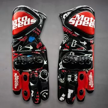 Fabio Quartararo Best Riding Gloves MotoGP 2022 upper view